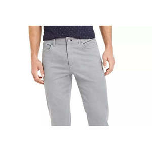 Pantalones Calvin Klein para Hombre, Corte Slim Fit, Estampado Texturizado, Color Carbón, Talla XL (33X32), Antiarrugas, Corte Holgado, Logotipo Personalizado, Decoración con Cremallera - Product Image 2