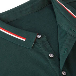 Chemises pour hommes en vente flash, prix raisonnable, design personnalisé, tricotées, 100% coton, respirantes, légères, couleur unie - Product Image 2