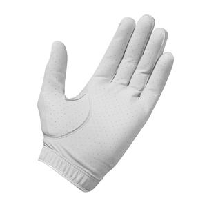 Venta al por mayor Cabretta cuero antideslizante blanco Golf guantes logotipo personalizado Material suave ajuste completo GUANTES DE Golf para mujeres y hombres - Product Image 6