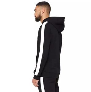 Custom Logo <b>White</b> Plain Jogger Sportswear Sets Unisex Blank Sweat Jogging Sweatsuit Men Track suit - Product Image 3