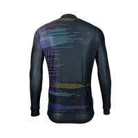 Maillot de vélo de route pour homme avec tissu à séchage rapide et coupe ajustée pour les cyclistes de compétition Maillot de cyclisme pour homme imprimé sur mesure