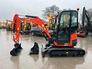 Miniexcavadora Kubota U27-4 ligeramente usada, excavadora pequeña con sistema hidráulico, envío desde AUSTRIA a muy bajo precio. - Product Image 6