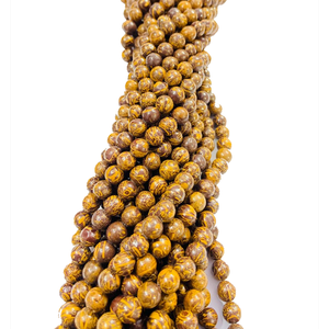 Collar de Cristal Natural, Cuentas de Jaspe Mariam Lisas, Piedra Roja Pulida, Joyería, Hilo Suelto, Mayorista de Piedras Preciosas para Sanación - Product Image 3