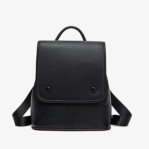 แฟชั่นน้ําหนักเบาหรูหราสุภาพสตรีโลโก้ที่กําหนดเองสํานักงาน Cowhide พรีเมี่ยมลําลองผู้หญิงกระเป๋าเป้สะพายหลังหนังแท้ - Product Image 3