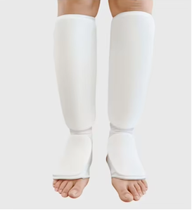 PROFIT SPORTS Protège-tibias MMA rembourrés, légers, lavables, en tissu de coton, avec protection de la voûte plantaire imprimée pour le Kickboxing et le Karaté - Product Image 3