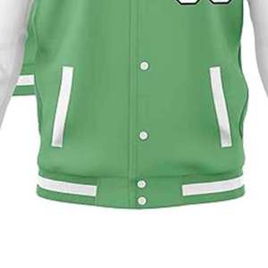 Chaqueta Universitaria de Béisbol para Hombre, Estilo Bomber, con Logotipo Bordado en Chenilla 3D de Alta Calidad, Personalizada, Estilo Urbano, para Invierno - Product Image 4