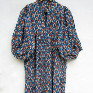 Robe mi-longue à col en V avec manches et manches, tenue décontractée pour filles, articles d'été, nouvelle collection - Product Image 1