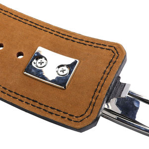 Cinturón de cuero unisex para levantamiento de pesas, soporte trasero ajustable transpirable, estampado personalizado de alta calidad al por mayor - Product Image 6