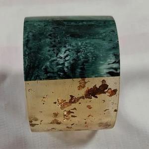 ชุดอุปกรณ์ตกแต่งโต๊ะรูปวงแหวนผ้าเช็ดปากเรซิ่นทันสมัย เป็นมิตรกับสิ่งแวดล้อม ด้วยเทคนิคการแกะสลัก สีธรรมชาติ รุ่นแฟชั่น เหมาะสำหรับเป็นของขวัญ - Product Image 2