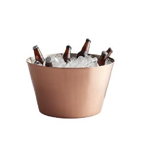 Cubo de hielo de cobre antiguo de nueva tendencia, Enfriador de Metal hecho a mano con tamaño Regular de calidad Superior para vino, cerveza para fiestas de Bar - Product Image 5