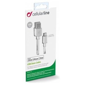 Câble Lightning certifié Apple MFi 1M blanc pour synchronisation des données et charge - Product Image 3