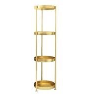 Support à plantes en fer chromé multicouche pour usage intérieur/extérieur, support à fleurs haut et durable avec taille et couleur personnalisables