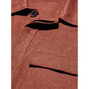 Chaqueta de Gamuza Sintética Personalizada para Hombre, Color Sólido, Calidad Premium, Prenda Exterior Elegante, a la Moda, Cómoda y Duradera - Product Image 6