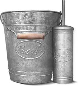 Porte-brosse de toilette en métal autoportant pour la décoration de la zone des toilettes, alliant utilité pratique et design élégant - Product Image 6