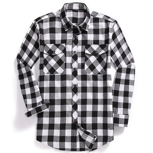 Wholesale Custom High Quality <b>Oversized</b> Premium Quality Button Long Sleeve <b>Flannel</b> <b>Shirt</b> Warm Breathable Quick Dry Winter Men - Product Image 3