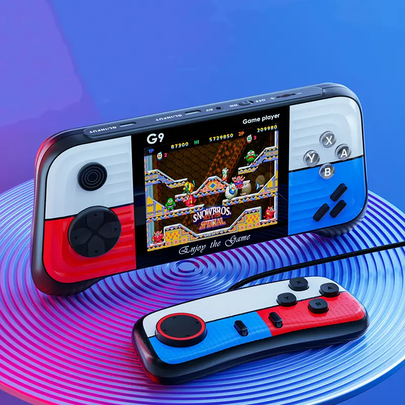 로커 키 새로운 경험 G9 3.0 인치 휴대용 레트로 비디오 게임 콘솔 핸드 헬드 게임 플레이어