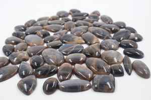 Cabochon de pierre de lune pêche, pierre précieuse pierre de lune naturelle-pierre de lune arc-en-ciel pêche gros pierre de lune bijoux faits à la main pour la fabrication - Product Image 4