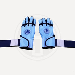 Guantes de Bateo de Béisbol/Sóftbol QST Catcher para Diestros, de Cuero, Dedos Completos, Correa Larga para la Muñeca, Puño de Neopreno, Ajuste Fácil, Personalizados - Product Image 6