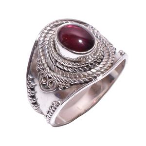 แหวนพลอย925สเตอริงเครื่องประดับแฮนด์เมดสไตล์คลาสสิกสำหรับงานแต่งงานและงานเลี้ยง - Product Image 1