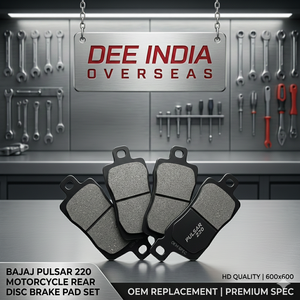 Jeu de plaquettes de frein arrière pour moto Bajaj Pulsar 220, plaquettes de frein à disque, remplacement OEM - Product Image 3