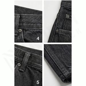 Pantalones Vaqueros Ajustados para Hombre, Estilo Desgastado, Color Personalizado, Rotos, Slim Fit, OEM, ODM, Venta al Por Mayor - Product Image 5