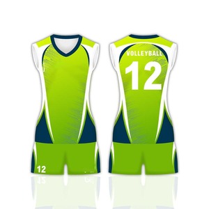 Uniformes de voleibol transpirables de secado rápido de alta calidad con diseño personalizado Ropa deportiva para hombres y mujeres con logotipo frontal estampado MOQ bajo - Product Image 2