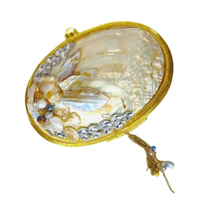 Nouveau Style de luxe en laiton nacre pochette sacs à main pour soirée nuptiale vente chaude au Qatar Dubaï bas prix artisanat de luxe - Product Image 1