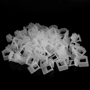 Lot de 100 pinces de nivellement pour carreaux de céramique en plastique jetables pour sol et mur 1.0mm pour accessoires de carreaux Produit américain - Product Image 1