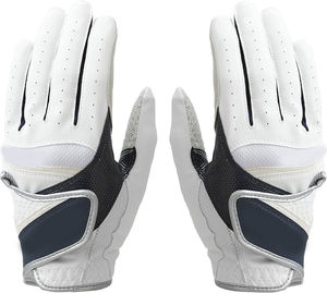 Gant de golf en cuir de mouton véritable de qualité supérieure, durable, blanc, en cuir de cabretta, pour tous les temps, main gauche, respirant, sport - Product Image 4