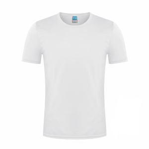 Camiseta de hombre en blanco liso de poliéster 100% de secado rápido barata al por mayor en 14 colores, camiseta impresa con logotipo personalizado para hombre - Product Image 3
