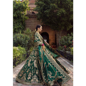 Premium Quality Embroidered Pakistan Clothing 3 Piece Suits New Style Bridal Embroidered Long Sleeves <b>Maxi</b> <b>Dress</b> for Women - Product Image 5