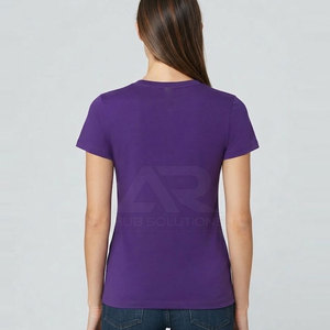 Camiseta de Verano con Logotipo Personalizado, Nombre con Pedrería, Tela Suave, Elegante, Transpirable y Ecológica para Mujer - Product Image 4