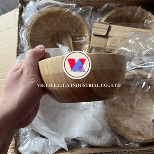 ชุดชามและช้อนมะพร้าวทำด้วยมือธรรมชาติเป็นมิตรต่อสิ่งแวดล้อม - Product Image 4