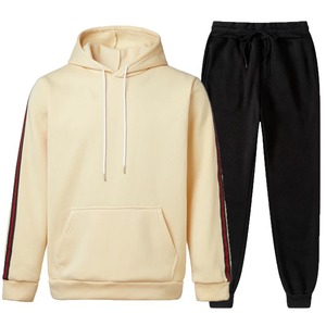 Nuevo conjunto de pantalones y Sudadera con capucha de invierno para hombre, ropa de ocio deportiva transpirable de secado rápido de lana ecológica - Product Image 4