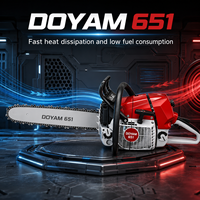 Tronçonneuse à essence de qualité industrielle MS651, 2 temps, 5400W, 91cc, pour la foresterie, la ferme, le jardin, la coupe du bois dans les vergers