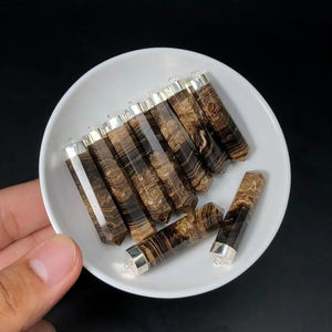 Colgante de calcita de chocolate, joyería de plata de ley hecha a mano, collar elegante único, regalo Ideal para su cumpleaños o uso diario - Product Image 6