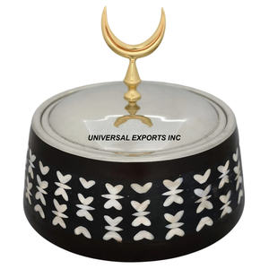 Hotpot de madera de lujo, cazuela de diseñador hecha a mano de buena calidad, última colección, calentador de alimentos de madera de diseñador - Product Image 5