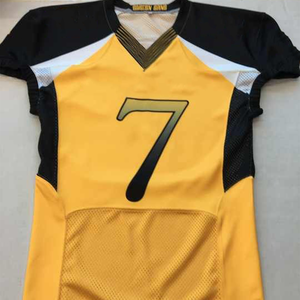 บริการ OEM ขายส่งเสื้อฟุตบอลอเมริกันคุณภาพสูง พิมพ์ลายดิจิทัล โลโก้สั่งทำได้ ไซส์ใหญ่ ชุดยูนิฟอร์มผู้ชาย ลดราคา - Product Image 6