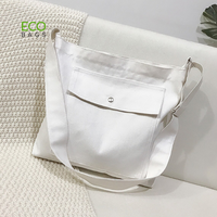 Sac fourre-tout moyen en toile de coton personnalisé, écologique, réutilisable, moderne, multifonctionnel, pour étudiants, avec poignées, pour le shopping, avec logo