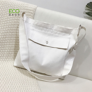 Sac de livre fourre-tout réutilisable en toile de coton personnalisé écologique Sac à bandoulière pour étudiant Logo commercial Cadeau pour l'école Lettre de tous les jours - Product Image 4