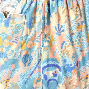 Short de plage personnalisé solide pastel Short de bain d'été léger à séchage rapide pour hommes Short de surf respirant à taille élastique écologique - Product Image 6