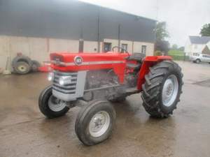 รถแทรกเตอร์การเกษตร Massey Ferguson 165 รุ่นดั้งเดิม / รถแทรกเตอร์ล้อ MF165 80 แรงม้า พร้อมมอเตอร์เกียร์แบบลูกปืนสำหรับขาย - Product Image 5