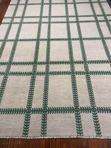 Juego de alfombra persa hecha a mano Alfombra de algodón anudada alta Color personalizable Varios tamaños (4x6) Hogar de lujo moderno abstracto 1 pieza - Product Image 2