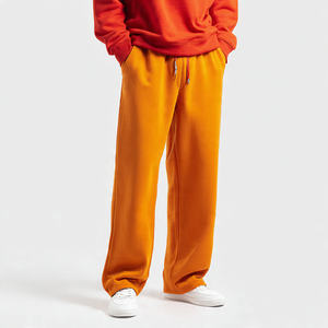 Pantalon de survêtement d'hiver à jambes larges pour homme, pantalon de jogging en molleton, pyjama, pantalon de survêtement ample à taille haute avec cordon de serrage pour homme - Product Image 6