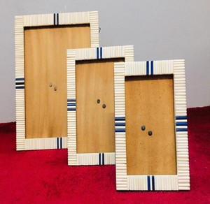 กรอบรูปฝังกระดูกไม้แบบกำหนดเองได้อย่างหรูหรากรอบโลหะทำด้วยมือสำหรับตกแต่งบ้าน - Product Image 3