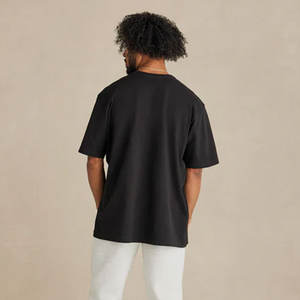 Camiseta de Manga Corta de Algodón 100% de Alta Calidad, Diseño Personalizado, Tela Gruesa, Tallas Grandes, Camisetas de Verano para Hombre - Product Image 4