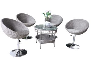 PRCF-004 - Ensemble de café en poly rotin - Installez-vous et détendez-vous - Product Image 2