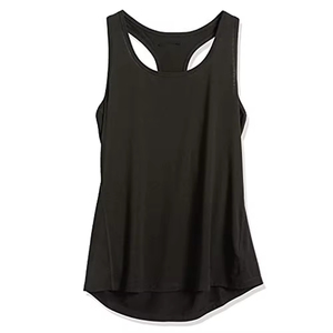 เสื้อกล้ามผู้หญิงไซส์ใหญ่ แบบไขว้หลัง ผ้าถัก คอตตอน/ใยไผ่ สไตล์ลำลอง สำหรับฤดูร้อน สีพื้น แห้งเร็ว ระบายอากาศได้ดี เหมาะสำหรับออกกำลังกาย - Product Image 4