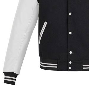 Veste universitaire décontractée pour homme en coton 100% anti-froissement de haute qualité, logo personnalisé sur le devant, prix bas - Product Image 3