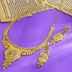 ขายส่ง14K 18K 24K สร้อยคอสั้นชุบทองไมโครทองเหลืองสร้อยคอแฟชั่นที่เต็มไปด้วยทองคำเครื่องประดับการออกแบบแบบดั้งเดิม - Product Image 2